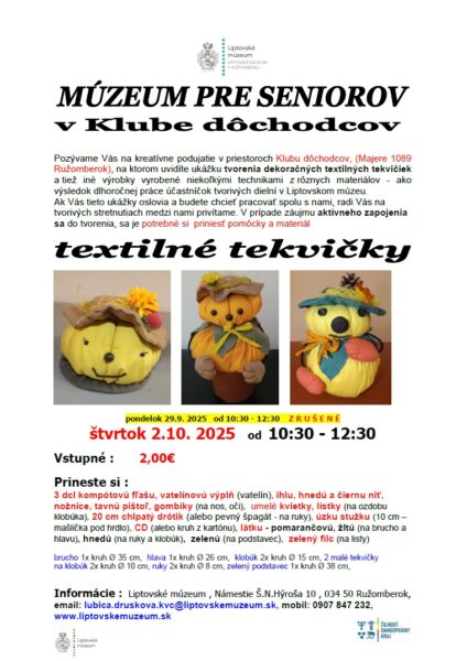 Textilne tekvicky