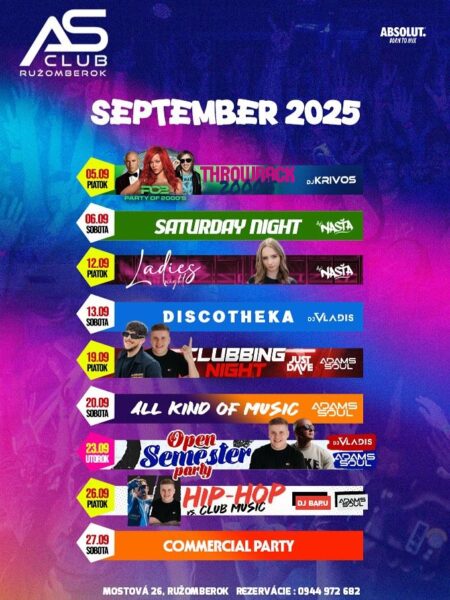 AS Club september 2025