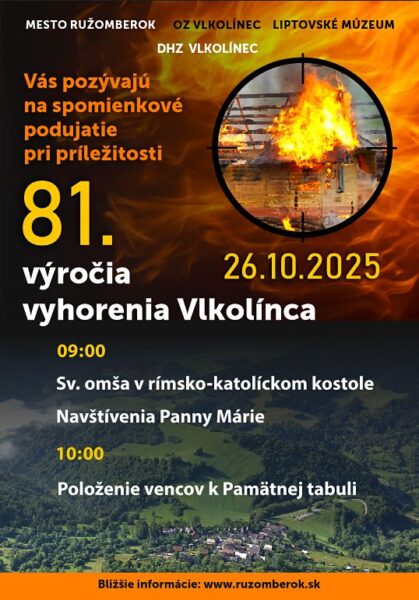 81. vyrocie vyhorenia Vlkolinca