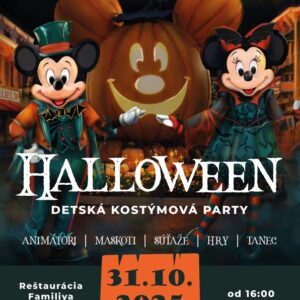 Halloween detska kostymova party