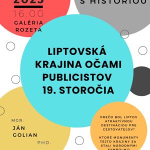Liptovska krajina ocami publicistov 19. storocia