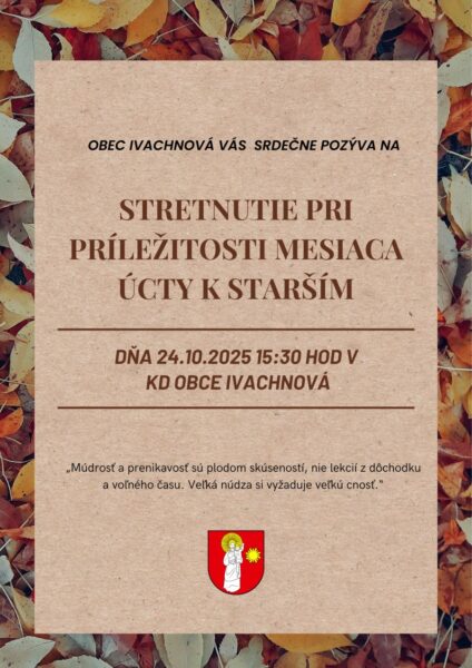 Mesiac ucty k starsim Ivachnova