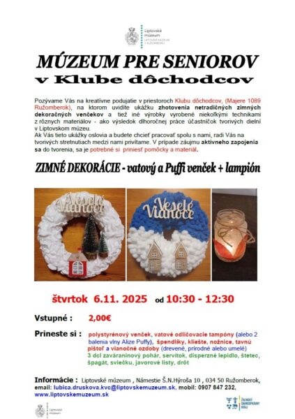 Zimne dekoracie