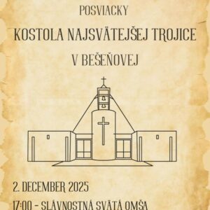 25. vyrocie posviacky kostola v Besenovej