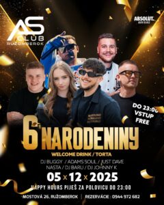 6. narodeniny AS Club