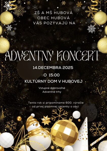 Adventny koncert Hubova