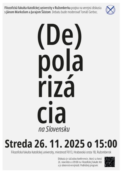 Depolarizacia na Slovensku diskusia