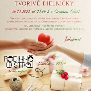 Dobrocinne tvorive dielnicky
