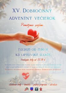 Dobrocinny adventny vecierok