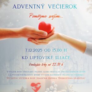Dobrocinny adventny vecierok