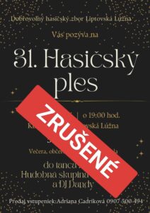 Hasicsky ples zruseny