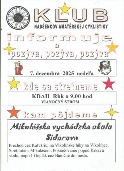 Mikulasska vychadzka okolo Sidorova