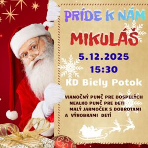Pride k nam Mikulas Biely Potok