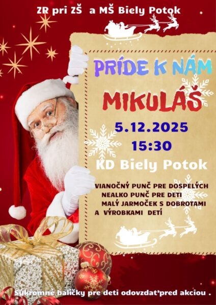 Pride k nam Mikulas Biely Potok