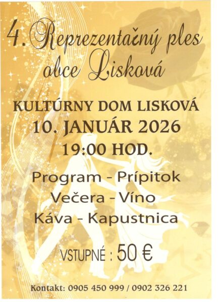 Reprezentacny ples Liskova