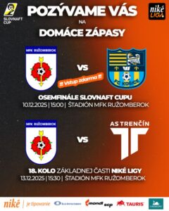 Ruzomberok - Kosice a Trencin