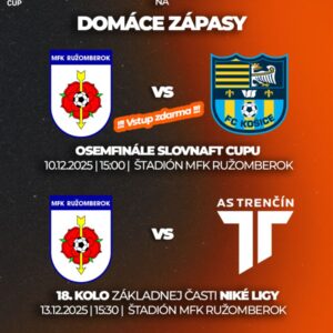 Ruzomberok - Kosice a Trencin