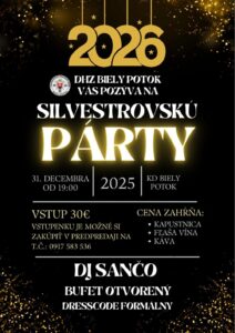 Silvestrovska party Biely Potok