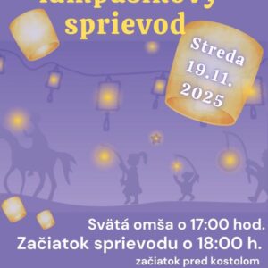 Svatomartinsky lampasikovy sprievod Lucky