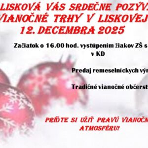 Vianocne trhy Liskova