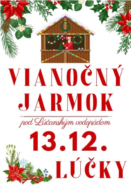 Vianocny jarmok pod Lucanskym vodopadom