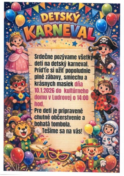 Detsky karneval Ludrova