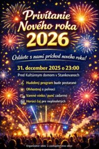 Privitanie Noveho roka 2026 Stankovany