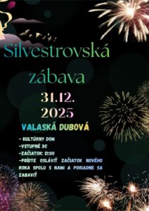 Silvestrovska zabava Dubova