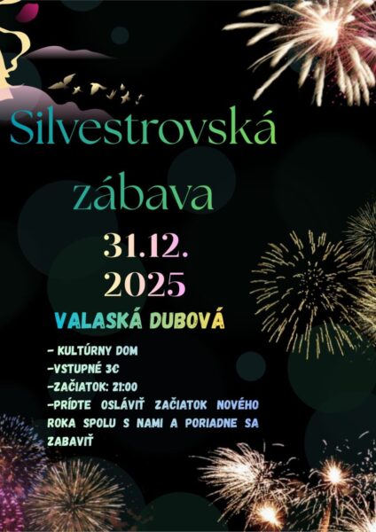 Silvestrovska zabava Dubova