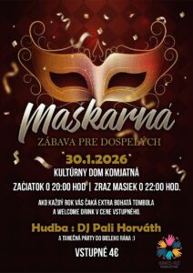 Maskarna zabava pre dospelych