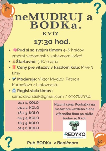 Nemudruj a bodka
