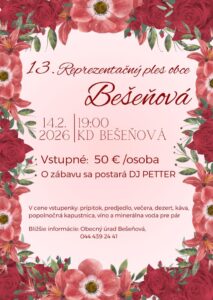 Reprezentacny ples Besenova