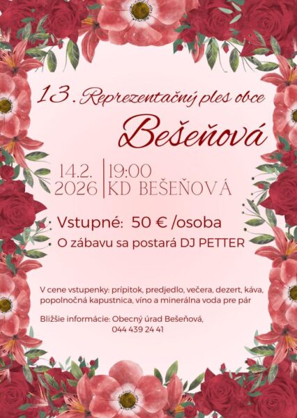 Reprezentacny ples Besenova