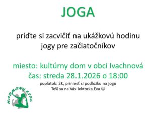 Ukazkova hodina jogy