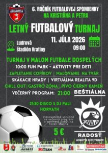 Futbalova spomienka na Kristiana a Petra