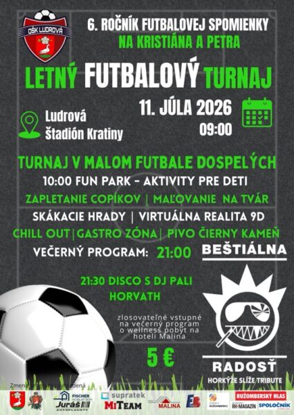 Futbalova spomienka na Kristiana a Petra