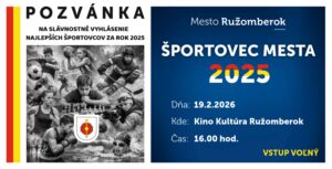 Sportovec mesta 2025