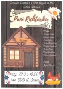 Pani richtarka Sliace