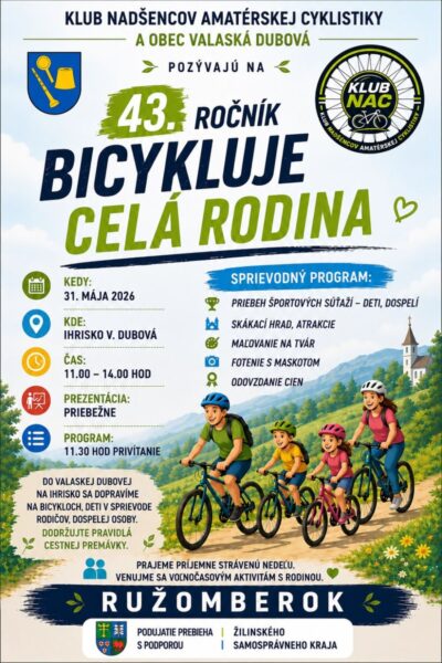Bicykluje cela rodina 2026