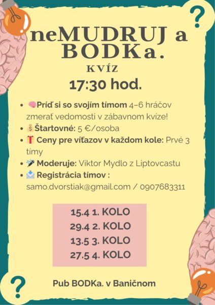 Nemudruj a bodka