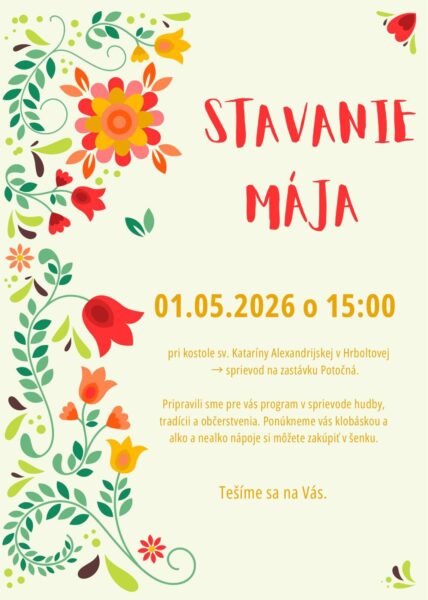 Stavanie maja Hrboltova