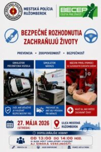 Bezpecne rozhodnutia zachranuju zivoty