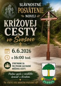 Slavnostne posvatenie krizovej cesty Svosov