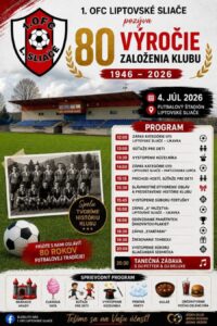 80. vyrocie zalozenia OFC Liptovske Sliace