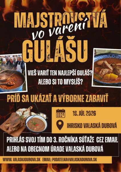 Majstrovstva vo vareni gulasu Dubova