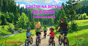 S detmi na bicykli