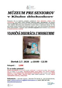 Vianocna dekoracia z moosgummi