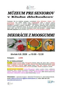 Dekoracie z moosgummi