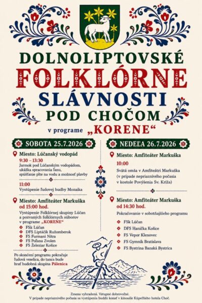 Dolnoliptovske folklorne slavnosti pod Chocom