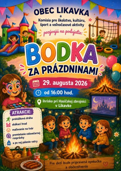 Bodka za prazdninami